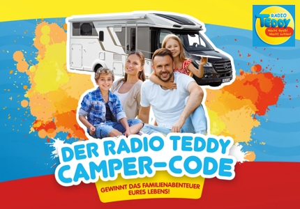 Logo Radio Teddy Wohnmobilurlaub 2026 - Gewinnspiel