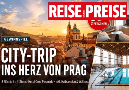 Logo Reise und Preise City-Trip Prag 2026 - Gewinnspiel