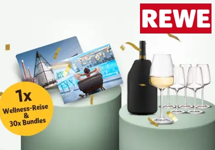 Logo REWE Treuepunkt-Aktion 2026 - Gewinnspiel
