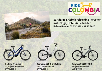 Logo Ride Colombia 2026 - Gewinnspiel