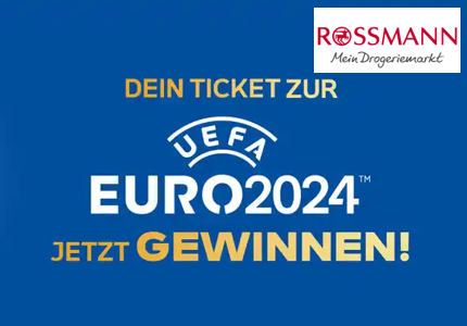 Rossmann Tickets UEFA EURO 2024 - Gewinnspiel