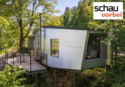 Logo schauvorbei Kurzurlaub in einem edelførst Baumhaus 2026 - Gewinnspiel
