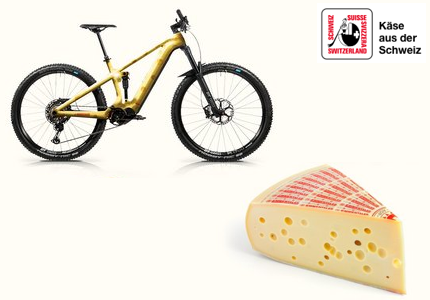 Schweizer Käse E-Bike Gewinnspiel