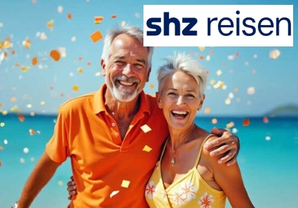Logo SHZ Reisen Reisegutschein 2026 - Gewinnspiel