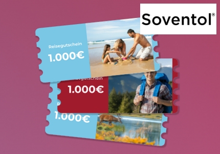 Logo Soventol Reisegutscheine 2026 - Gewinnspiel 