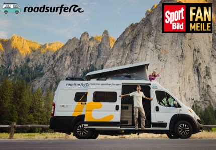 Logo Sportbild roadsurfer Camper-Urlaub 2026 - Gewinnspiel