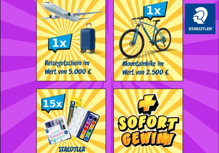 Logo Staedtler Time to Win! 2026 - Gewinnspiel