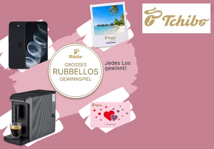Logo Tchibo Rubbel 2026 - Gewinnspiel