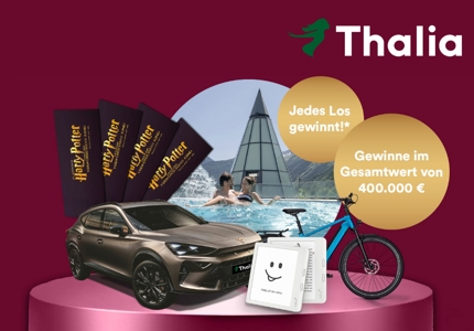 Logo Thalia Weihnachtsglück 2025 - Gewinnspiel