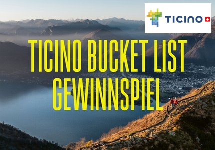 Logo Ticino Bucket List Tessin-Erlebnisse 2026 - Gewinnspiel