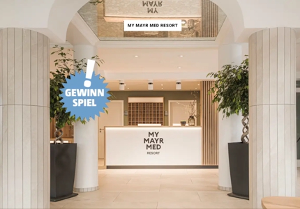 Logo My Mayr Med Gesundheits-Kurzurlaub 2026 - Gewinnspiel