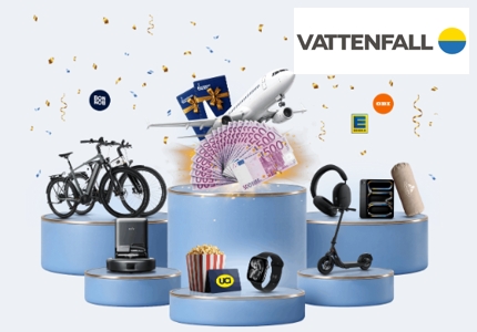 Logo Vattenfall Top Kunden 2026 - Gewinnspiel