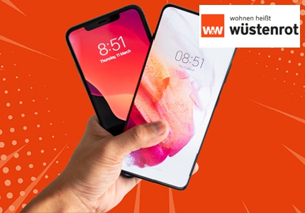 Logo Wüstenrot Traum-Smartphone 2026 - Gewinnspiel