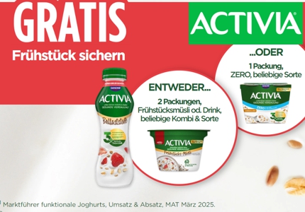 Logo Activia 2025 - Cashback