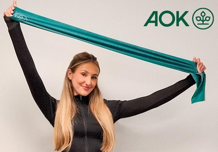 Logo AOK Fitnessband 2025 - Gewinnspiel