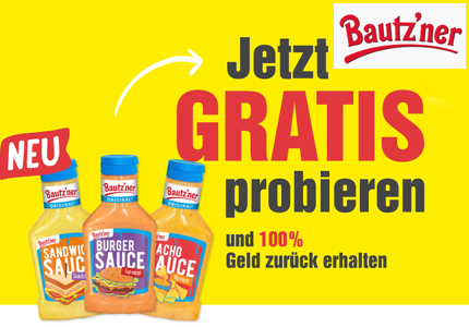 Bautzner Snacksaucen - Cashback