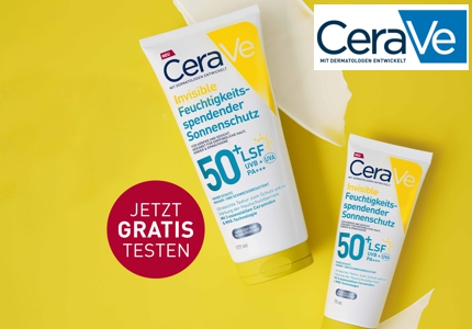 Logo CeraVe Sonnenschutz für Gesicht und Körper 2026 - Gratisprobe