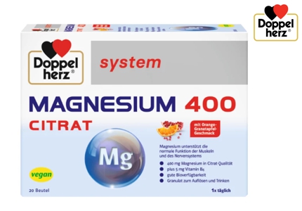 Logo Doppelherz Magnesium 400 Citrat 2025 - Gratisprobe