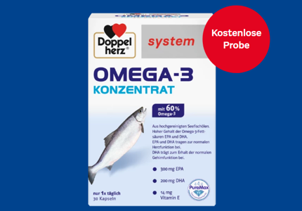 Doppelherz Omega-3 Konzentrat - Gratisprobe