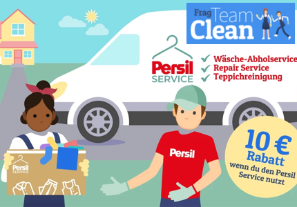 FragTeamClean Persil Wäscheservice - Gratisprobe