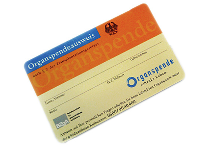 Organspendeausweis