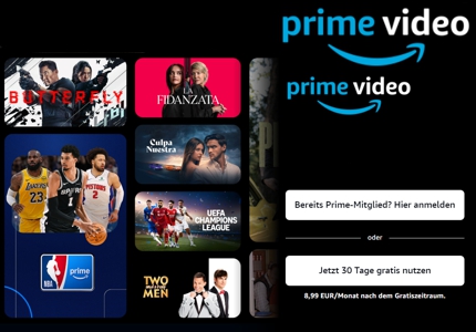 Logo prime video 30 Tage - Gratisprobe