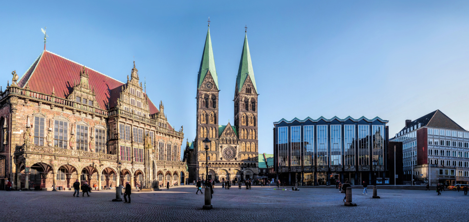 Bremer Marktplatz mit Rathaus und Dom